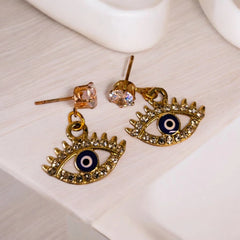 evel eye stud earrings