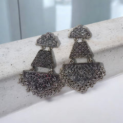 trendy oxidise earrings